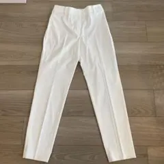 PLST スティックパンツ（リネンブレンド） ホワイト XS