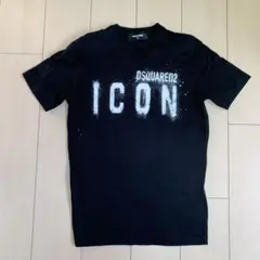 DSQUARED2 ICON Tシャツ XS ブラック　美品‼️