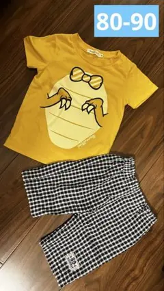 BEAMS mini 恐竜 Tシャツ　80 90 保育園　コーデ売りのサムネイル