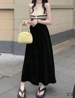 【値下げ】ニットワンピース ノースリーブ