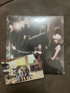 【新品未開封】LE SSERAFIM HOT コンパク ト盤