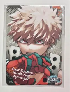 ヒロアカ 原画展 マグネットステッカー 爆豪勝己