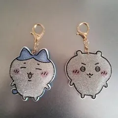 ちいかわ　ハチワレ　キラキラマスコットキーホルダー