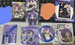 ブルーロック 御影玲王 アクスタ、缶バ類纏めセット