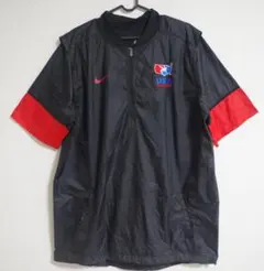 【美品】NIKE USA WRESTLING ハーフジップ ナイロン 半袖 Lのサムネイル
