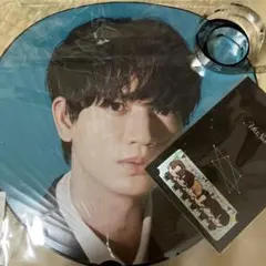 髙地優吾　うちわ　ステッカー　銀テSixTONES　MILESixTONES