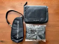 DEAN＆DELUCA レジかごバッグ＆保冷ボトルケース＋エコバッグ ブラック