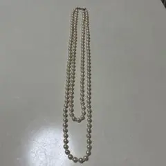 ホワイトコットンパール 2連ネックレスのサムネイル