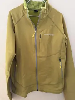 【値下げ】mont-bell M グリーンイエローフリースジャケット