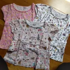 UT 半袖Tシャツ 3枚セット リバティ 花柄 アリス