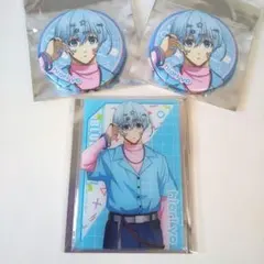 氷織羊 ブルーロック デコラティブポップ 缶バッジ &アクリルカード 3点まとめ