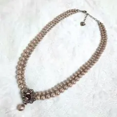 L'EST ROSE　ネックレス　くすみピンク