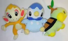 ポケモンセンター ぬいぐるみ ヒコザル ポッチャマ ナエトル 2006年