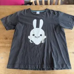 CUNE うさぎ プリント Tシャツ ブラック XLのサムネイル