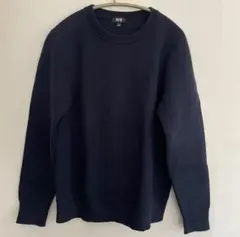 UNIQLO ウォッシャブルストレッチミラノリブクルーネックセーター S