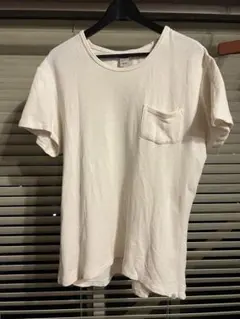 DEUS クリーム色 半袖 Tシャツ ポケット付きのサムネイル
