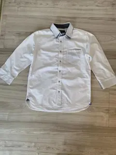 BEAMS HEART 七分袖シャツ 白