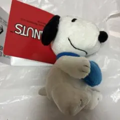 スヌーピー　ハート　マスコット　ぬいぐるみ　ブルーのサムネイル