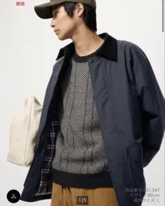 UNIQLO パフテックユーティリティジャケット ネイビーL