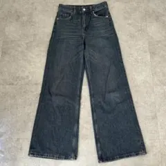 h&m divided デニム ワイド 32
