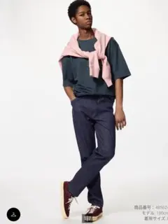 EZYジーンズ ネイビー MEN XXL