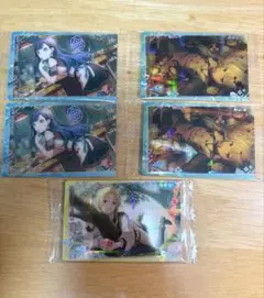 鏡音レン 白石杏 草薙寧々 プロセカ ウエハース カード 5枚セット