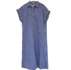 あ*ん様 ☆新品☆ GLOBAL WORK ロングシャツワンピースチェック フリ