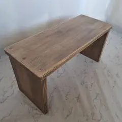 ヘリンボーンのローテーブル【ハンドメイド家具】 - メルカリ
