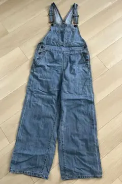 GU デニム　ブルー　オーバーオール　サロペット　オールインワン　つなぎ　美品