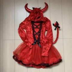 ハロウィン 女の子 コスチューム 悪魔 デビル 130㎝
