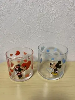 東京ディズニーリゾート ミッキー＆ミニー ガラスグラス2個セット