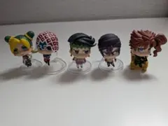 ジョジョカプセルフィギュアコレクション岸辺露伴、カーズ、徐倫、ミスタ、花京院５体