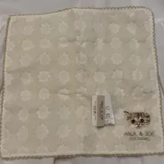 Paul & JOE ポールアンドジョー ねこ ハンカチ タグ付き