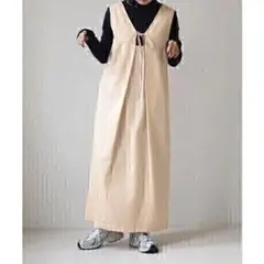 ブージュルード/Bab 前後２ＷＡYジャンパースカート M エクリュカラー