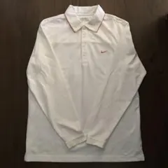お値下げ❗️NIKE GOLF FIT DRY 長袖ポロ　　　刺繍　NIKEロゴ
