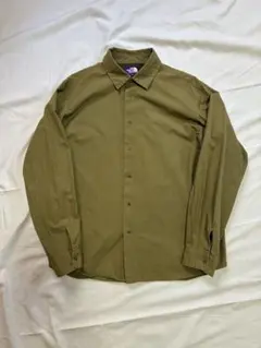 THE NORTH FACE purple labelオリーブカラー長袖シャツのサムネイル