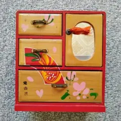 民芸調ミニたんす