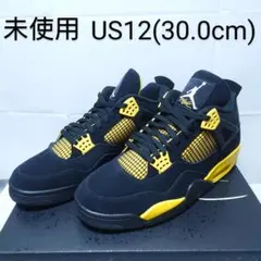 未使用 AIR JORDAN 4 RETRO Thunder　１　30cm