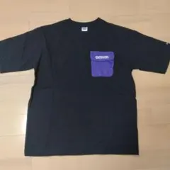 OUTDOOR ポケット付き Tシャツ LL ブラック/パープルのサムネイル