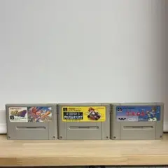 スーパーファミコン ゲームソフト 3本セット