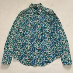 トミーヒルフィガー 花柄シャツ 総柄 S（B950）