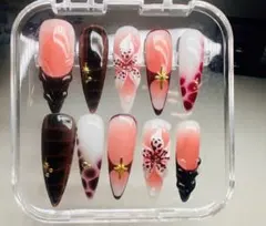 ネイルチップ 10個セット デザイン多彩