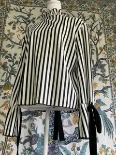 ZARA TRAFALUC ストライプ柄 長袖シャツ