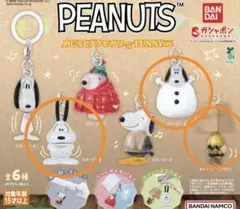 スヌーピー PEANUTSめじるしアクセサリーFUNNYver. 3個セット