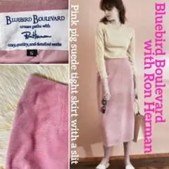 Ron Herman ブルーバード　ピッグスキン本革タイトスカート　ロンハーマン