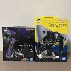 一番くじ エヴァンゲリオンA賞 咆哮 初号機　 B賞 第4の使徒 フィギュア
