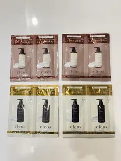 cleos シャンプー トリートメントセットお試し4セット
