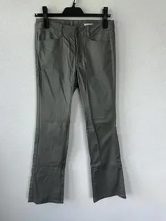 HusHusH グレー フレアパンツ M デニム　チノパン　フレア　カジュアル