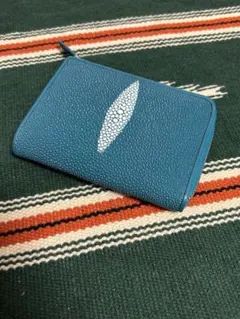 新品 スティングレイ エイ革 L字ファスナー 財布 ウォレット ガルーシャ