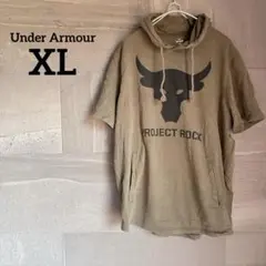 Under Armour 【XL】 PROJECT ROCK 半袖パーカー